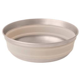 Faltbare Schüssel Sea to Summit Detour Stainless Steel Collapsible Bowl M beige Moonstruck Grey