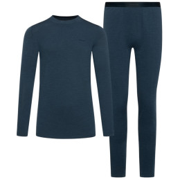 Herren-Thermounterwäsche Viking Meriboo Man Set dunkelblau navy