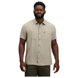 Herrenhemd Black Diamond M Scenic Route Ss Shirt beige Pine Smoke-Chalk