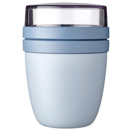 Snack-Box Mepal Ellipse Mini 300 + 120 ml blau Nordic Blue
