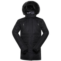 Herren-Winterjacke Alpine Pro Molid schwarz black