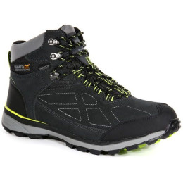 Herrenschuhe Regatta Samaris Suede schwarz/gelb Briar/Limegr