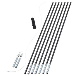 Segmente Easy Camp Pole DIY Set 8,5 mm schwarz Black