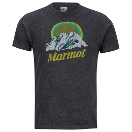 Herren-T-Shirt Marmot Pikes Peak Tee SS schwarz NewCharcoalHeather