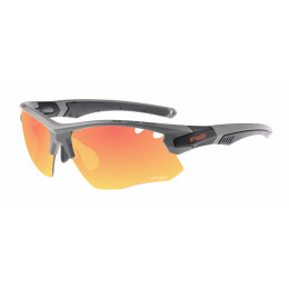 Sportbrille R2 Crown grau/schwarz grey black