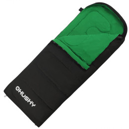Schlafsack Husky Gala 0°C schwarz/grün
