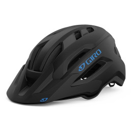 Kinder Fahrradhelm Giro Fixture II Youth schwarz Mat Black/Blue