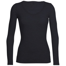 Damen-T-Shirt Icebreaker W Siren LS Sweetheart schwarz Black