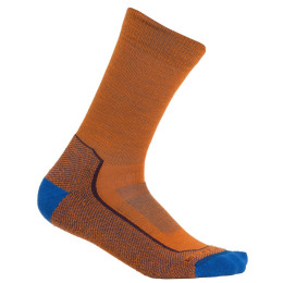 Herrensocken Icebreaker M Hike+ Light Crew orange Earth/Nightshade/Lazurite