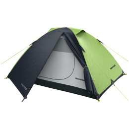 Wanderzelt Hannah Tycoon 3 grün/schwarz spring green/cloudy gray II
