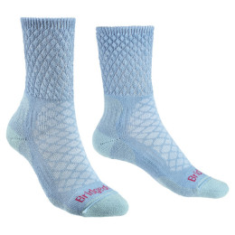 Damensocken Bridgedale LW Comfort Boot Wmn Original hellblau 438 Powder Blue