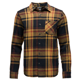Herrenhemd Black Diamond M Project Flannel orange Black-Flax Plaid (9623)