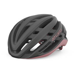 Fahrradhelm Giro Agilis grau/rosa Metalic Coal/Dusty Rose