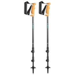 Trekkingstöcke Leki Lhasa schwarz mint-dark anthracite-white