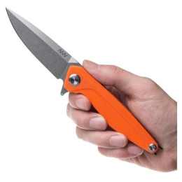 Klappmesser Acta non verba Z300 BB Stonewash/G10/Liner Lock orange ORANGE