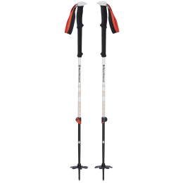 Skialp-Stöcke Black Diamond Expedition 2 schwarz/orange Ginger