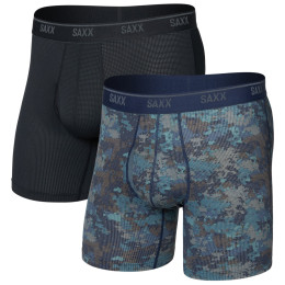 Herren-Boxershorts Saxx Quest Quick Dry Mesh Boxer Brief Fly 2Pk