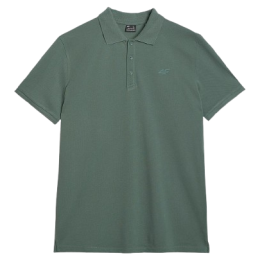 Herren-T-Shirt 4F Polo Shirt M555 grün GREEN