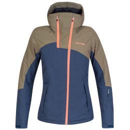 Damen Skijacke Hannah Maky Col dunkelblau burnt olive/mood indigo