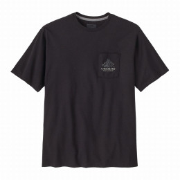 Herren-T-Shirt Patagonia M's Chouinard Crest Pocket Responsibili-Tee schwarz Ink Black
