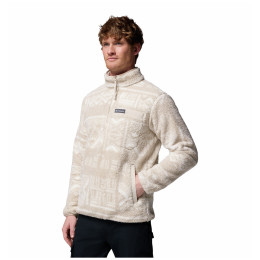 Herrenpullover Columbia Rugged Ridge™ High Pile Half Zip weiß Dark Stone Deschutes Days