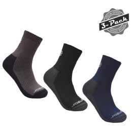 Socken Sensor 3-Pack Treking Evo schwarz/grau black/grey/blue