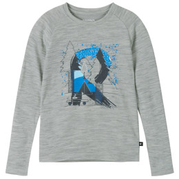 Kinder-T-Shirt Reima Viisas grau Melange Grey