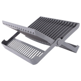 Geschirrabtropfer Bo-Camp Drainage rack foldable grau Grey