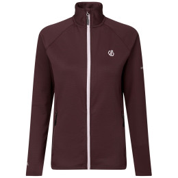 Damen Funktions-Sweatshirt Dare 2b Lowline Full Zip Core Stretch weinfarbe Huckleberry
