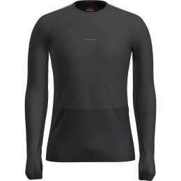 Herren-T-Shirt Icebreaker M ZoneKnit 260 LS Crewe dunkelgrau Jet Heather/Black/Metro H/Cb