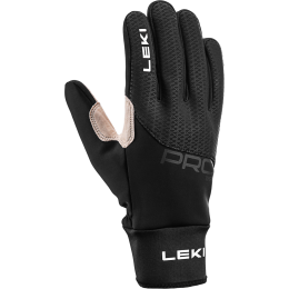 Skilanglauf-Handschuhe Leki PRC Premium ThermoPlus schwarz/beige black-sand