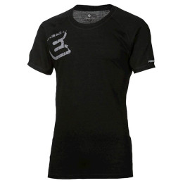 Herren-Funktionsshirt Progress Progress NKR Print "E" potisk schwarz Black