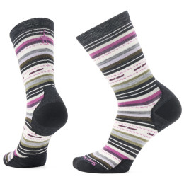 Damensocken Smartwool Everyday Margarita Crew weiß/schwarz White