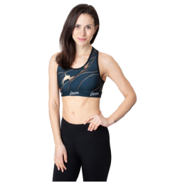 Sport-BH Drexiss Luxury schwarz/gold