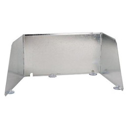 Windschutz Bo-Camp Windbreak grau Silver