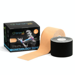Kinesio-Tape BronVit Sport Kinesio Tape set schwarz/beige