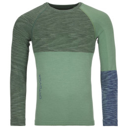 Herren-T-Shirt Ortovox Merino Competition LS M grün/hellgrün Greenisarblend