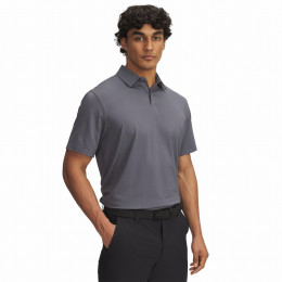 Herren-Funktionsshirt Under Armour T2G Polo Lb grau/weiß Castlerock/White