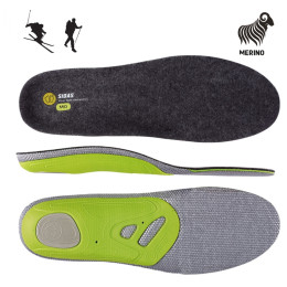 Schuheinlagen Sidas 3Feet Merino Mid hellgrün