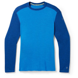 Herren-Funktionsshirt Smartwool M Classic Thermal Merino Base Layer Crew Boxed blau Blueberry Hill-Laguna Blue
