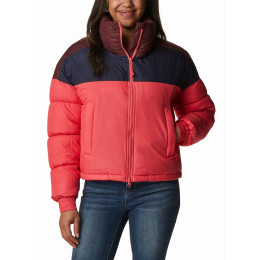 Damenjacke Columbia Pike Lake™ Cropped Jkt rosa/blau BrightGeraniumDarkNocturnalMalbec