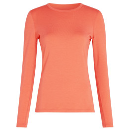 Damen-T-Shirt Icebreaker W Mer Core Heavyweight LS Crewe orange Tang