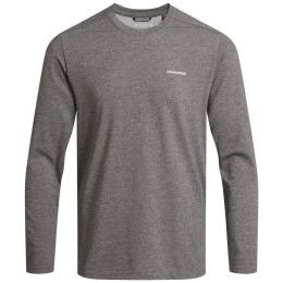 Herren-T-Shirt Craghoppers Nosilife Abel Long Sleeved T-Shirt grau BlkPepp Marl