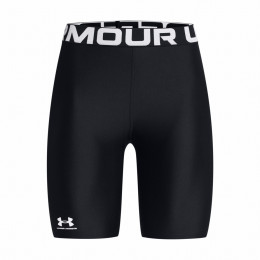 Damenshorts Under Armour HG Authentics 8in Short schwarz Black/White