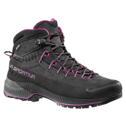 Damenschuhe La Sportiva TX4 Evo Mid Woman Gtx grau/lila Carbon/Springtime