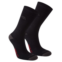 Socken Craghoppers NosiLife Twin Pck Socks schwarz/grau Blk/DkLead