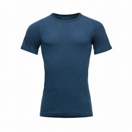 Herren-Funktionsshirt Devold Lauparen Merino 190 Base Tee Man dunkelblau FLOOD