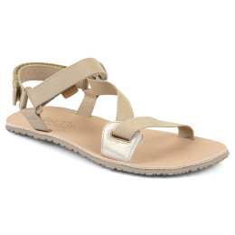 Damensandalen Frodo barefoot flexy straps beige