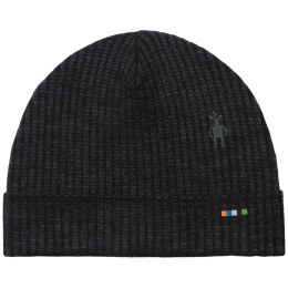 Mütze Smartwool Thermal Merino Rib Beanie schwarz CHRCL HEATHER