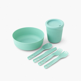 Geschirrset Sea to Summit Passage Dinnerware Set 1P 6 Piece blau